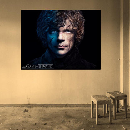 Game Of Thrones Tyrion Lannister Peter Dinklage Portrait TV Show Series Wall Art Print Poster