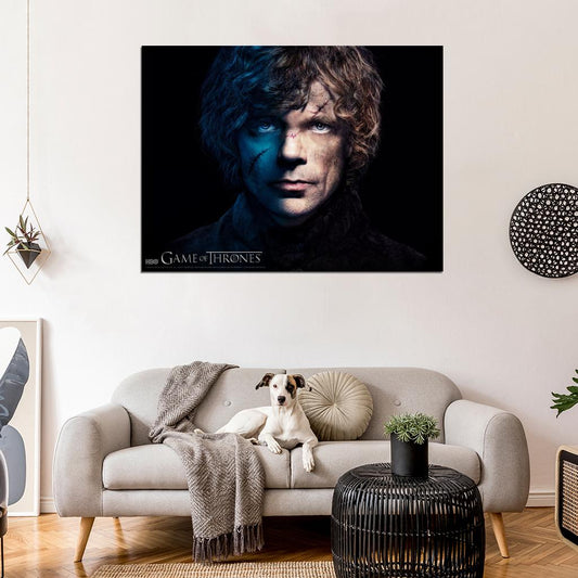 Game Of Thrones Tyrion Lannister Peter Dinklage Portrait TV Show Series Wall Art Print Poster
