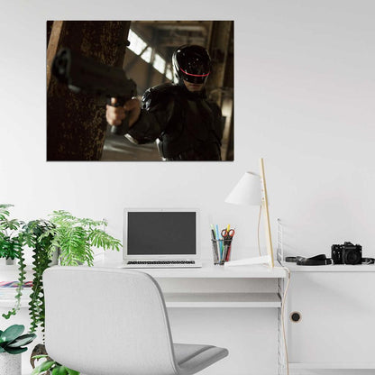 Joel Kinnaman Alex Murphy RoboCop Movie 2014 Wall Art Print Poster