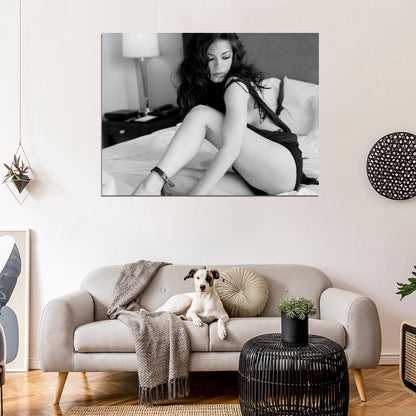 Kristin Kreuk Hot Sexy Actress BW Wall Art Print Poster