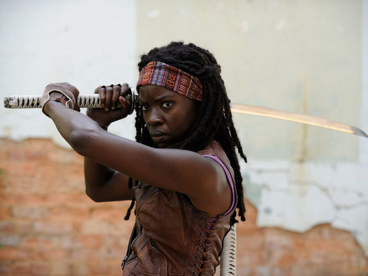 The Walking Dead Michonne Danai Gurira Katana TV Show Series Wall Art Print Poster