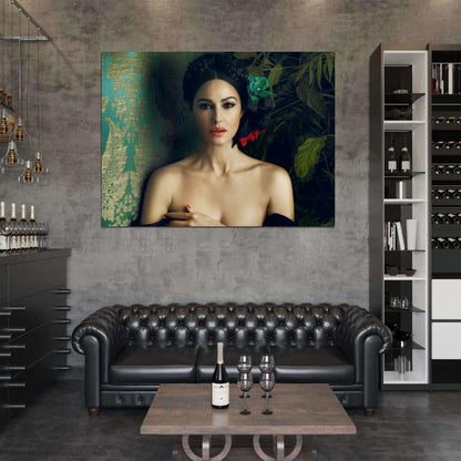 Monica Bellucci Hot Beautiful Actress Wall Art Print Poster
