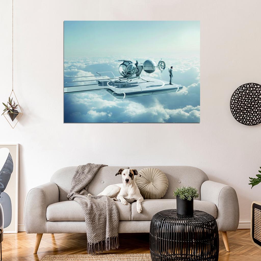 Oblivion Tom Cruise Movie Film 2013 Sky Sci-Fi Wall Art Print Poster