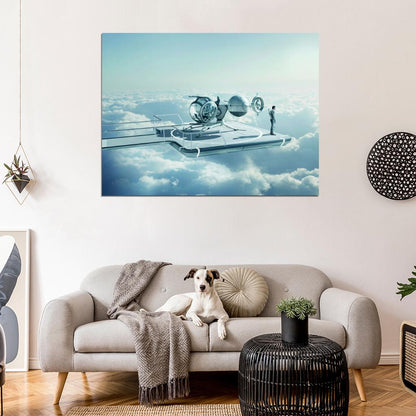 Oblivion Tom Cruise Movie Film 2013 Sky Sci-Fi Wall Art Print Poster