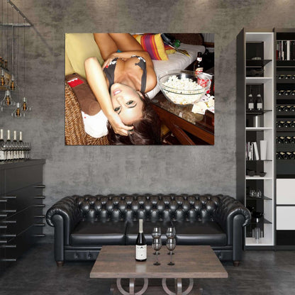Rosie Jones Popcorn Sexy Hot Model Wall Art Print Poster