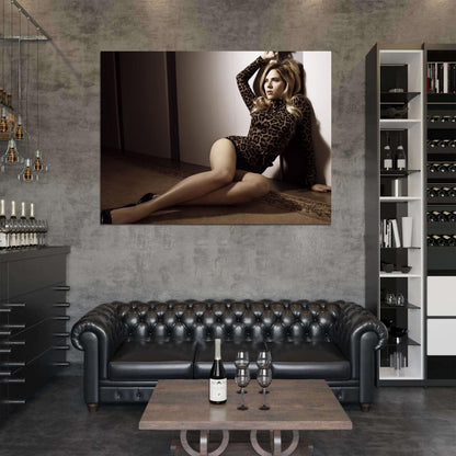 Scarlett Johansson Hot Sexy Legs Actress Wall Art Print Poster