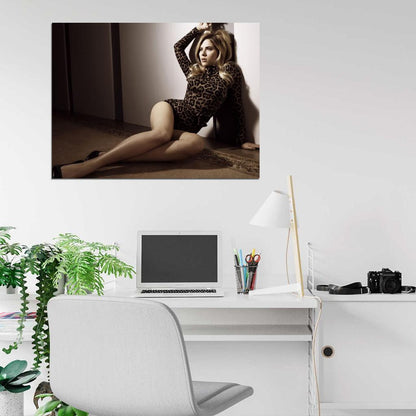 Scarlett Johansson Hot Sexy Legs Actress Wall Art Print Poster