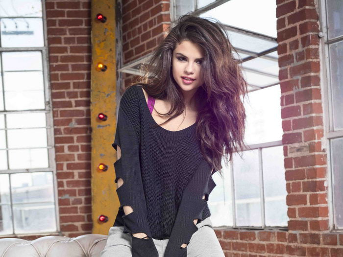 Selena Gomez Beautiful Hair Pop Music Singer Wall Art Print Poster