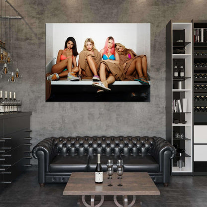 Gomez Hudgens Benson Morris Hot Girls Spring Breakers Movie Wall Art Print Poster