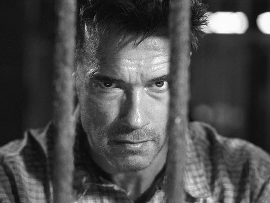 Arnold Schwarzenegger Collateral Damage Movie BW Actor Wall Art Print Poster