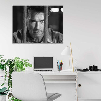 Arnold Schwarzenegger Collateral Damage Movie BW Actor Wall Art Print Poster