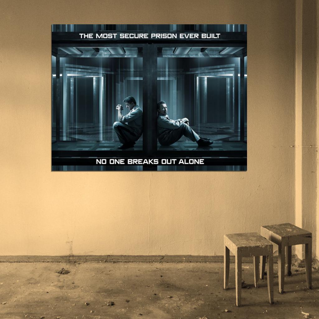 Arnold Schwarzenegger Sylvester Stallone Escape Plan Movie Wall Art Print Poster