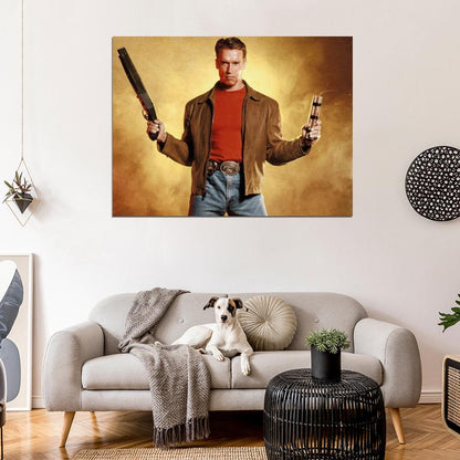 Arnold Schwarzenegger Last Action Hero Movie Wall Art Print Poster