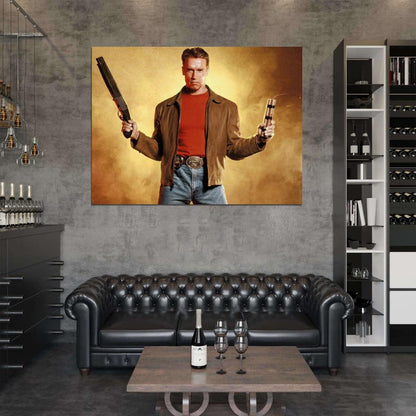 Arnold Schwarzenegger Last Action Hero Movie Wall Art Print Poster