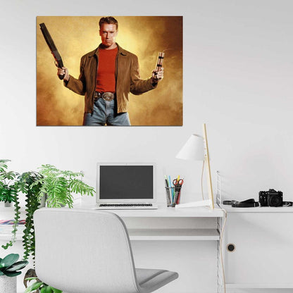 Arnold Schwarzenegger Last Action Hero Movie Wall Art Print Poster