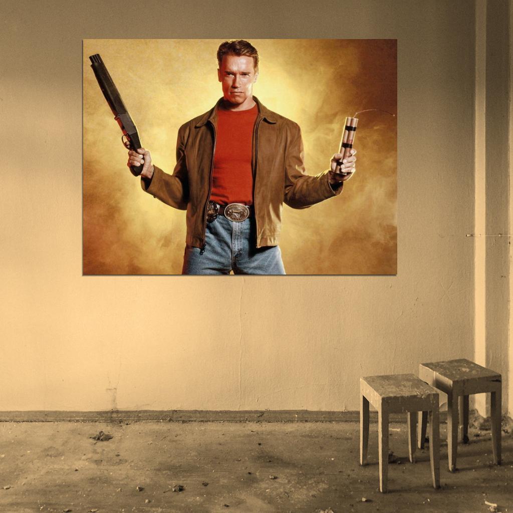 Arnold Schwarzenegger Last Action Hero Movie Wall Art Print Poster