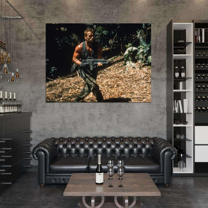 Arnold Schwarzenegger Predator 1987 Movie Wall Art Print Poster