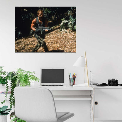 Arnold Schwarzenegger Predator 1987 Movie Wall Art Print Poster