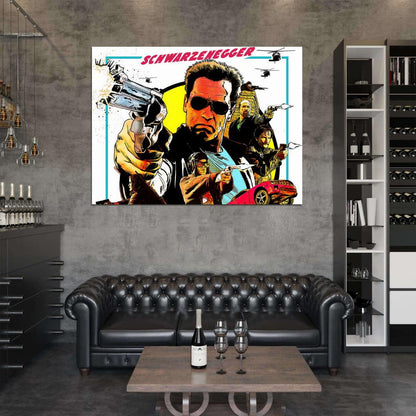 The Last Stand Movie Art Arnold Schwarzenegger Wall Art Print Poster