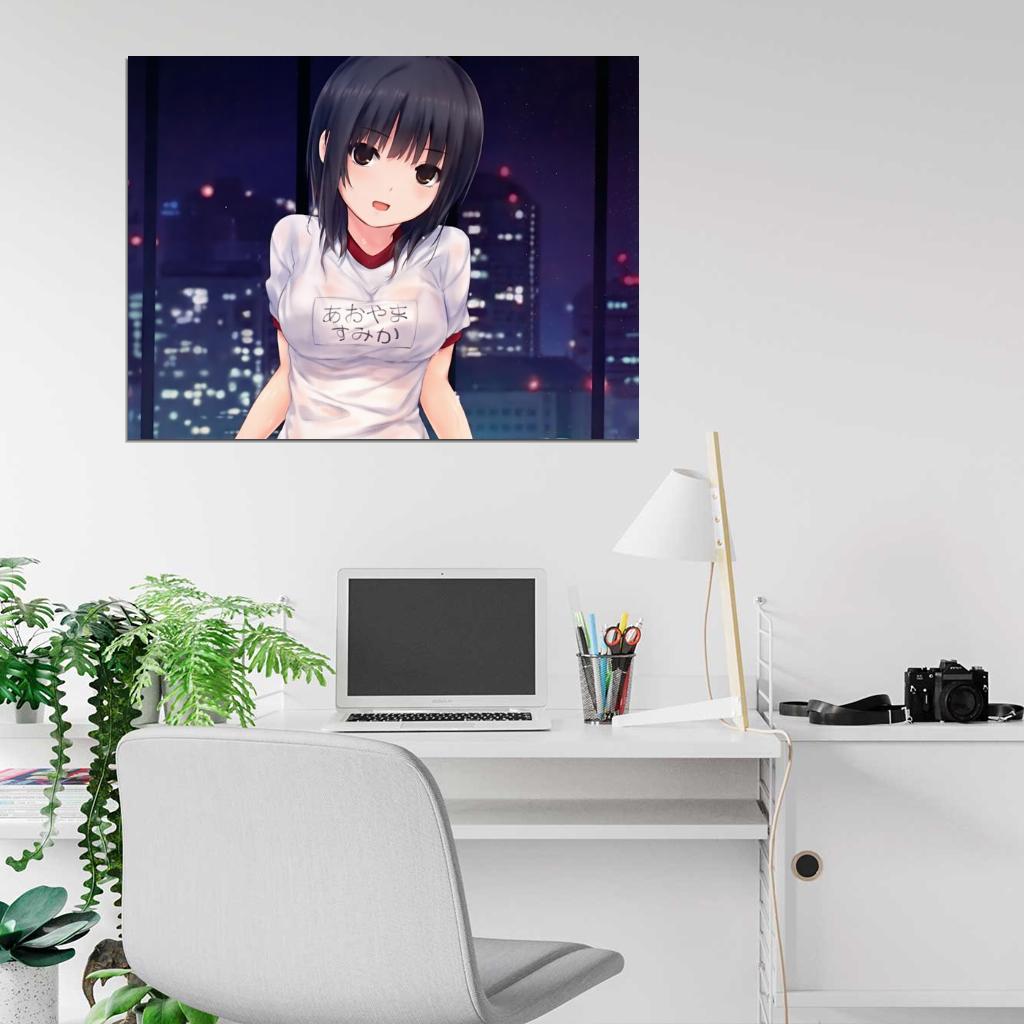 Cure Girl Aoyama Sumika Hot Anime Manga Novel Art Wall Art Print Poster