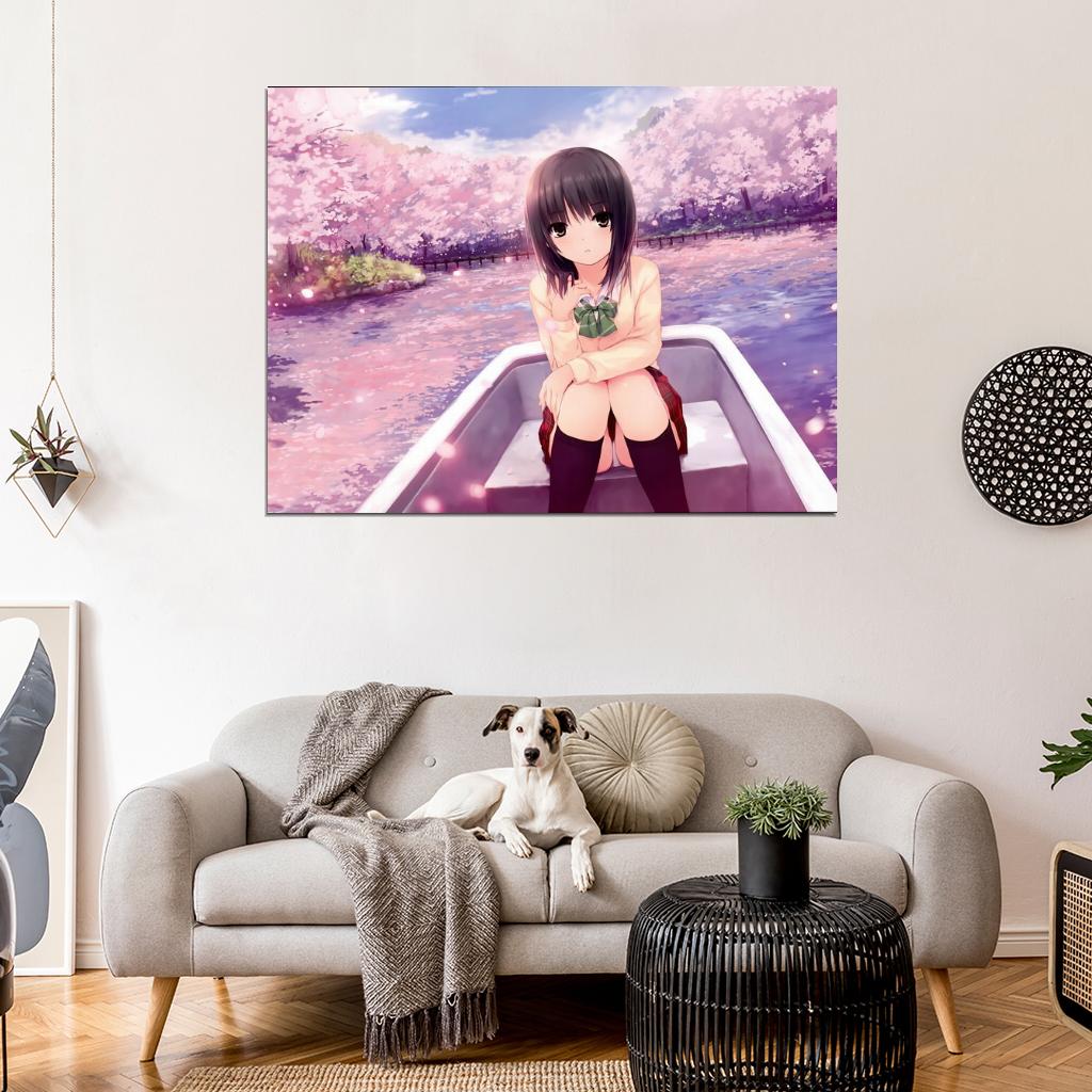 Cure Girl Aoyama Sumika Sexy Skirt Hot Anime Manga Novel Art Wall Art Print Poster