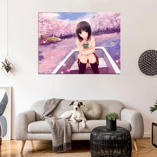 Cure Girl Aoyama Sumika Sexy Skirt Hot Anime Manga Novel Art Wall Art Print Poster