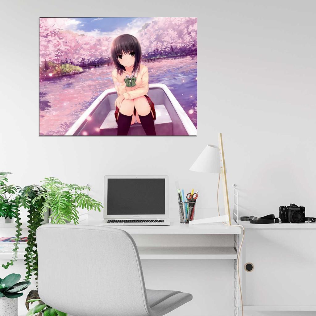 Cure Girl Aoyama Sumika Sexy Skirt Hot Anime Manga Novel Art Wall Art Print Poster