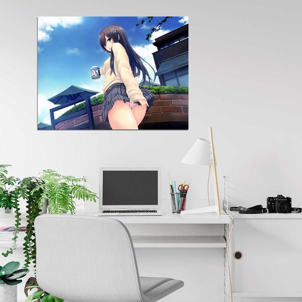 Cure Girl Kunimura Kotone Sexy Upskirt Hot Panties Anime Manga Novel Art Wall Art Print Poster