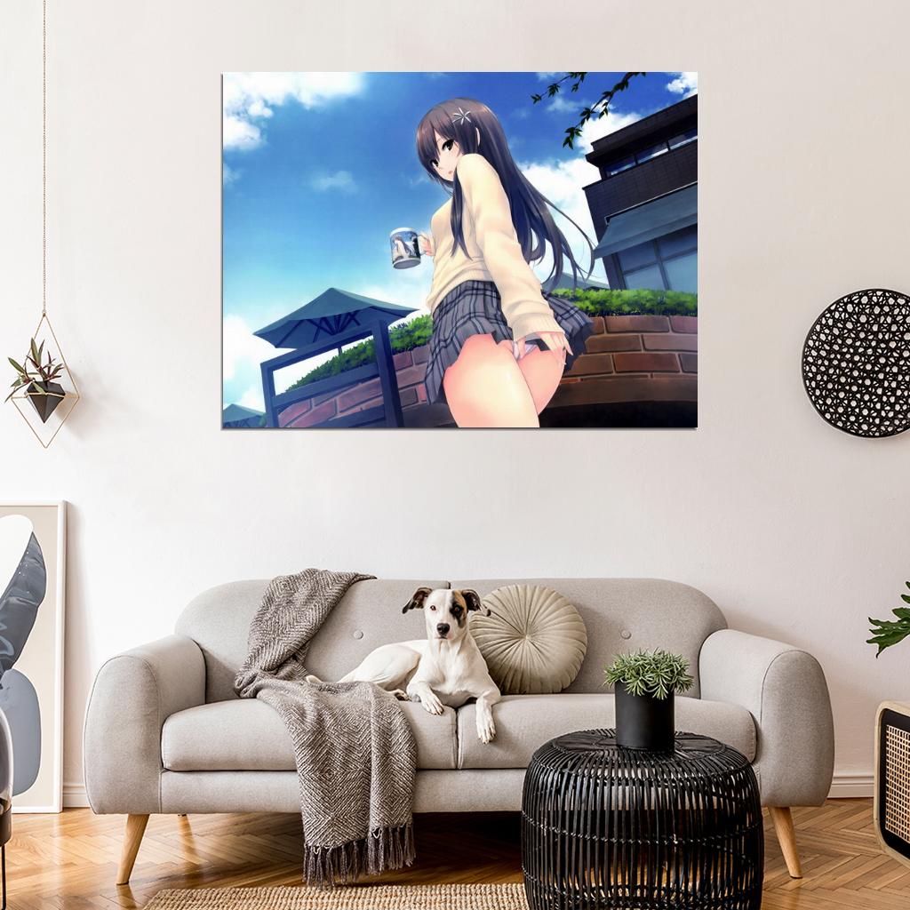 Cure Girl Kunimura Kotone Sexy Upskirt Hot Panties Anime Manga Novel Art Wall Art Print Poster
