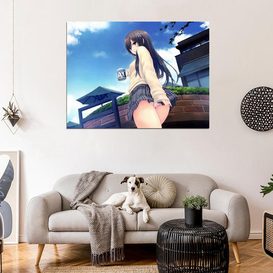 Cure Girl Kunimura Kotone Sexy Upskirt Hot Panties Anime Manga Novel Art Wall Art Print Poster