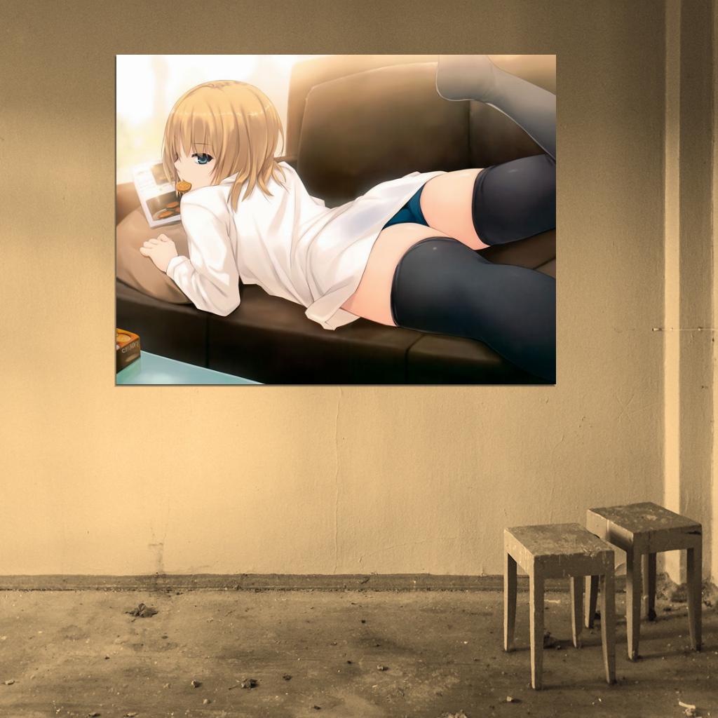 Cure Girl Nanjou Rena Sexy Stocking Hot Panties Anime Manga Novel Art Wall Art Print Poster