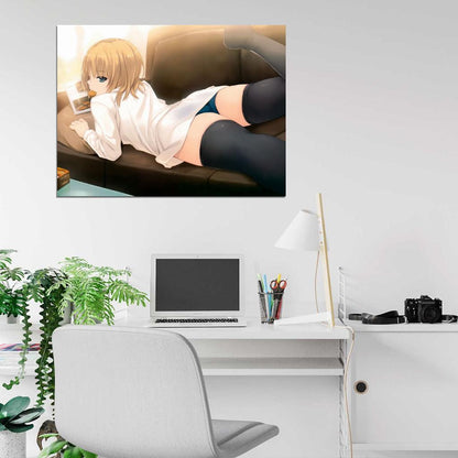 Cure Girl Nanjou Rena Sexy Stocking Hot Panties Anime Manga Novel Art Wall Art Print Poster