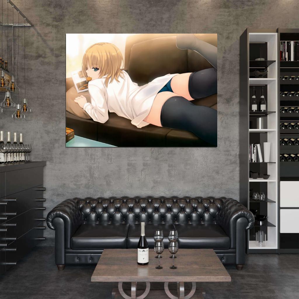 Cure Girl Nanjou Rena Sexy Stocking Hot Panties Anime Manga Novel Art Wall Art Print Poster