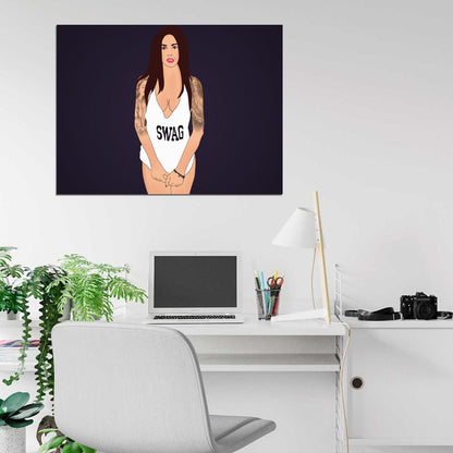 Diana Melison Art Hot Sexy Model Wall Art Print Poster