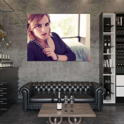 Emma Watson Hot Beautiful Actress Wall Art Print Poster