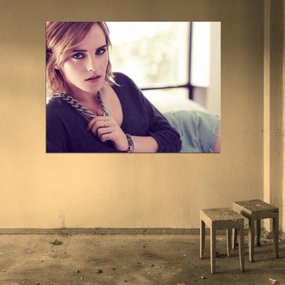 Emma Watson Hot Beautiful Actress Wall Art Print Poster
