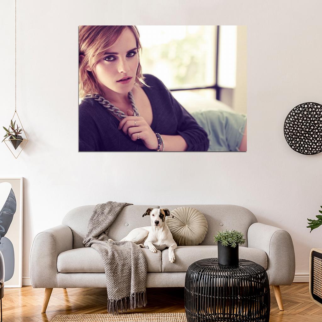 Emma Watson Hot Beautiful Actress Wall Art Print Poster