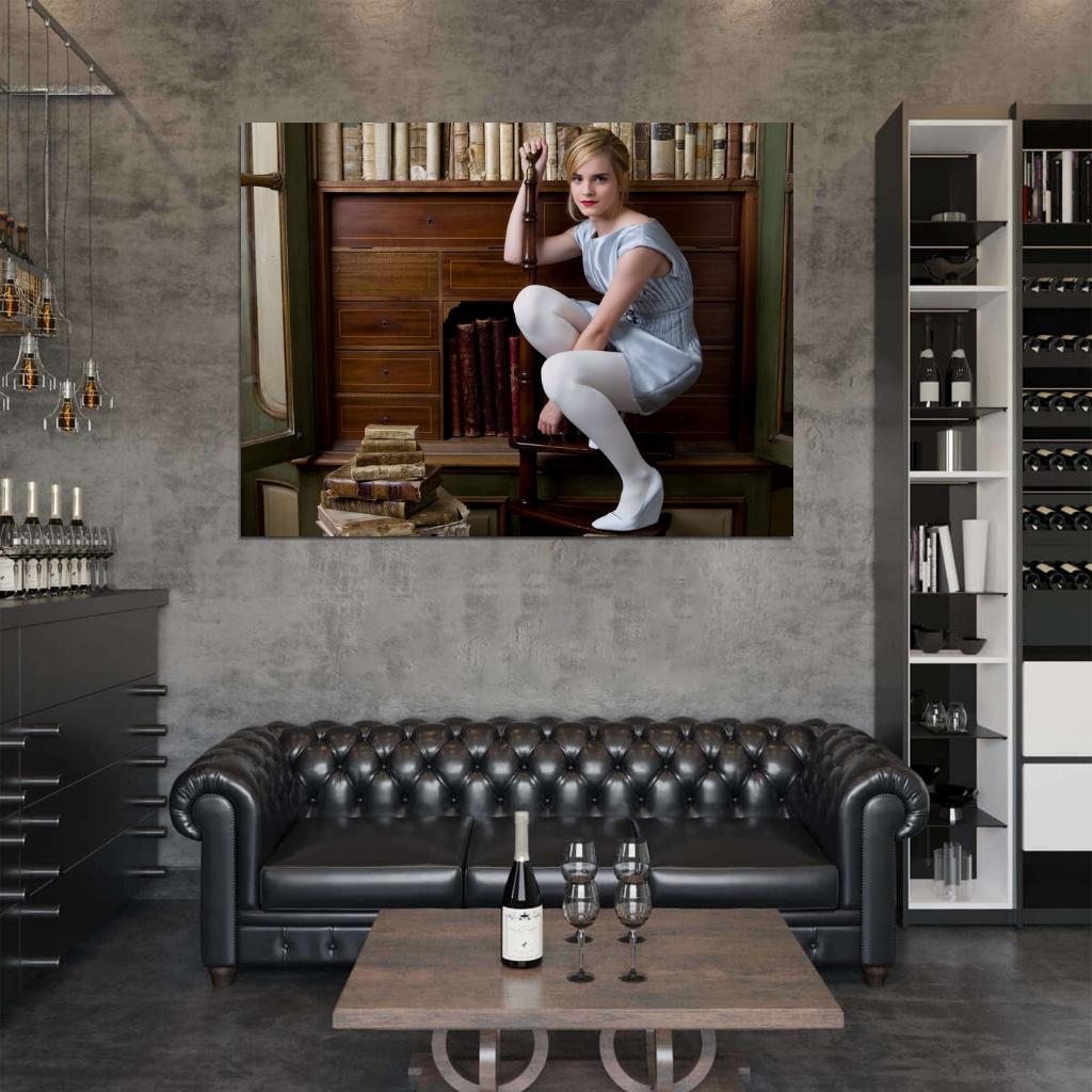 Emma Watson Beautiful Cute Actress Wall Art Print Poster