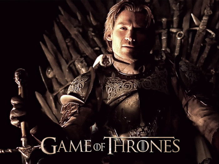 Jaime Lannister Iron Throne Song of Ice and Fire Game of Thrones Wall Art Print Poster