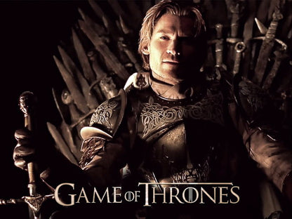 Jaime Lannister Iron Throne Song of Ice and Fire Game of Thrones Wall Art Print Poster