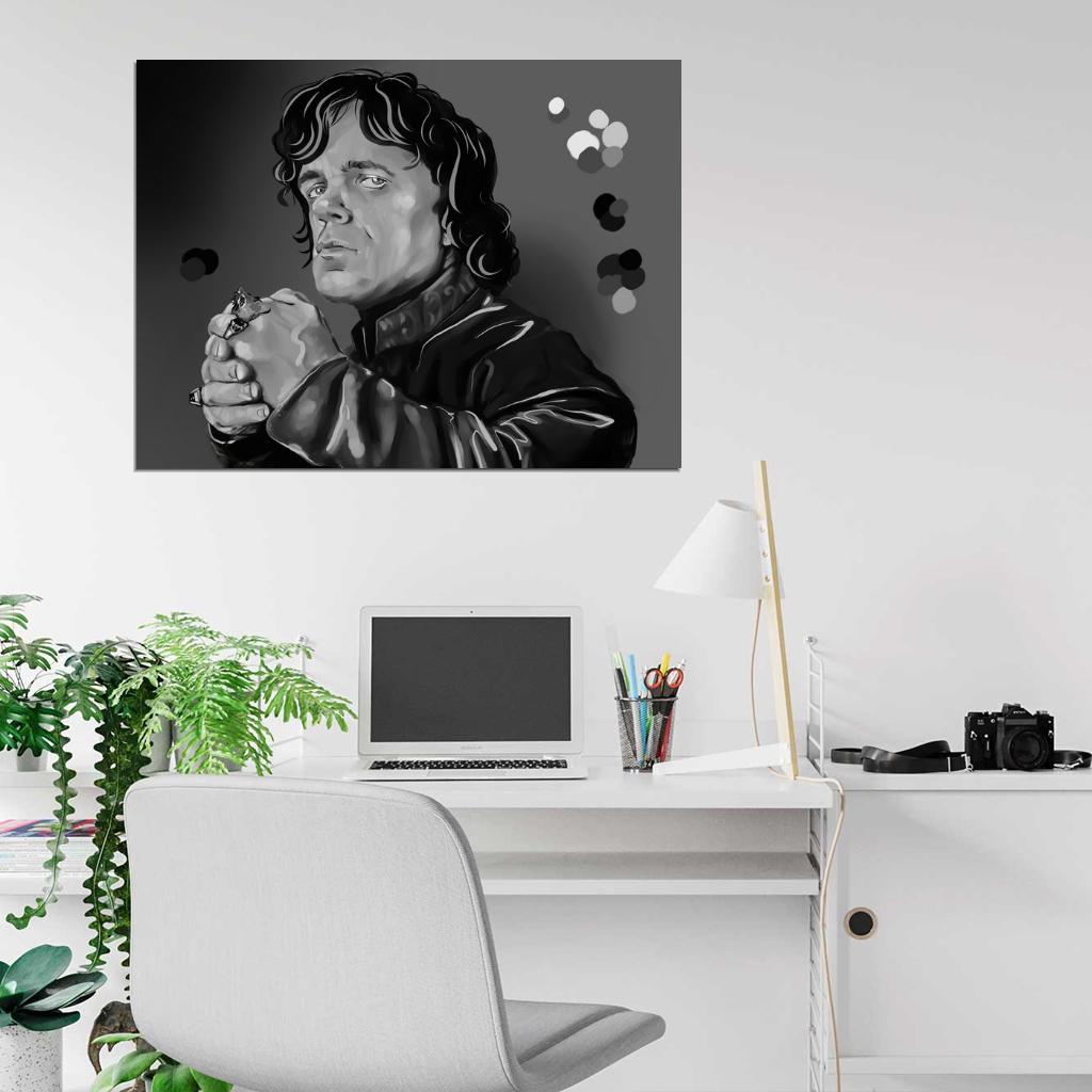 Tyrion Lannister Painting Art Dwarf Game of Thrones Wall Art Print Poster