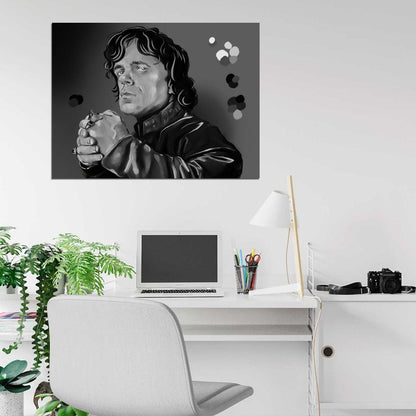 Tyrion Lannister Painting Art Dwarf Game of Thrones Wall Art Print Poster