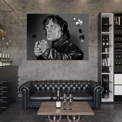 Tyrion Lannister Painting Art Dwarf Game of Thrones Wall Art Print Poster