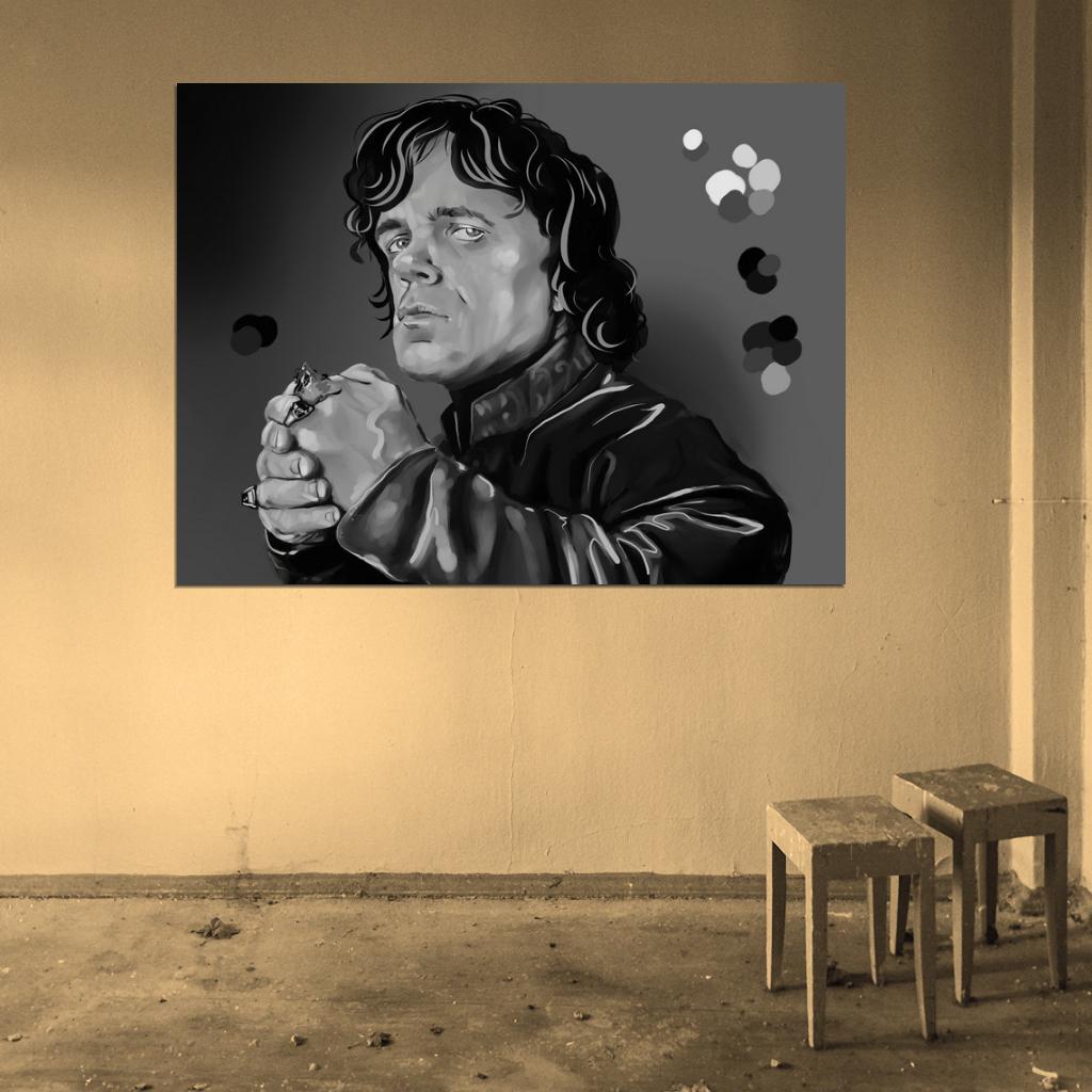 Tyrion Lannister Painting Art Dwarf Game of Thrones Wall Art Print Poster