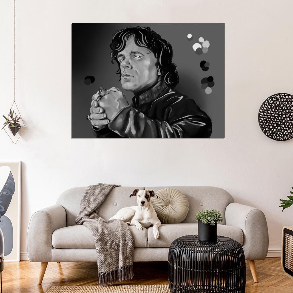 Tyrion Lannister Painting Art Dwarf Game of Thrones Wall Art Print Poster