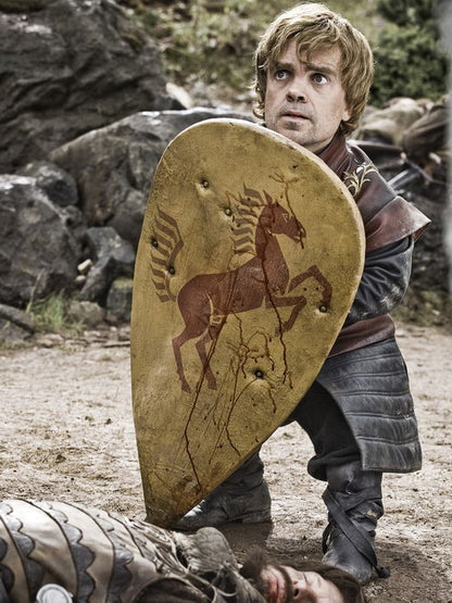 Tyrion Lannister Shield TV Series Dwarf Game of Thrones Wall Art Print Poster