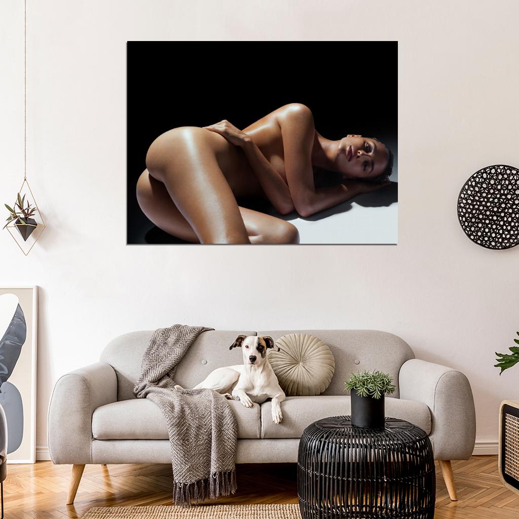Irina Shayk Hot Nude Model Sexy Girl Naked Body Wall Art Print Poster