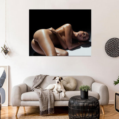 Irina Shayk Hot Nude Model Sexy Girl Naked Body Wall Art Print Poster