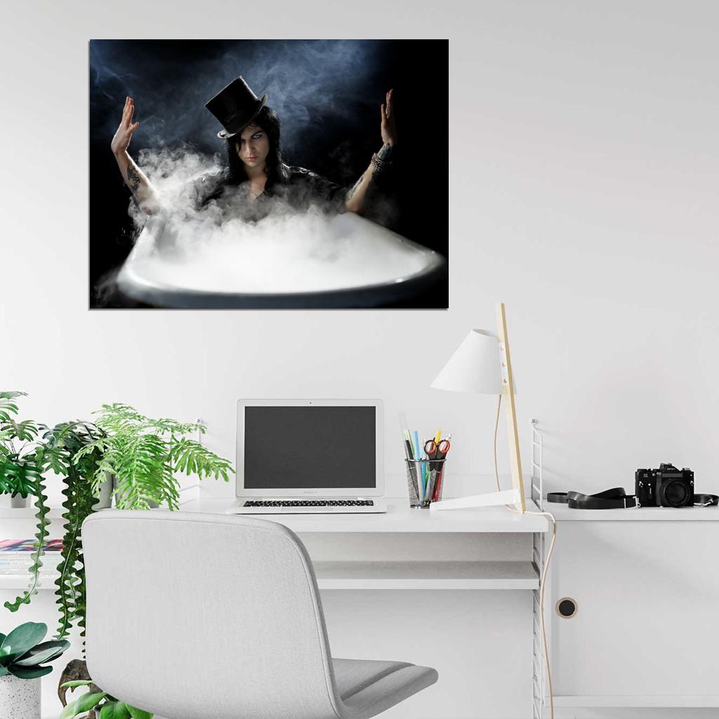 Jinxx Ferguson Black Veil Brides Rock Band Wall Art Print Poster