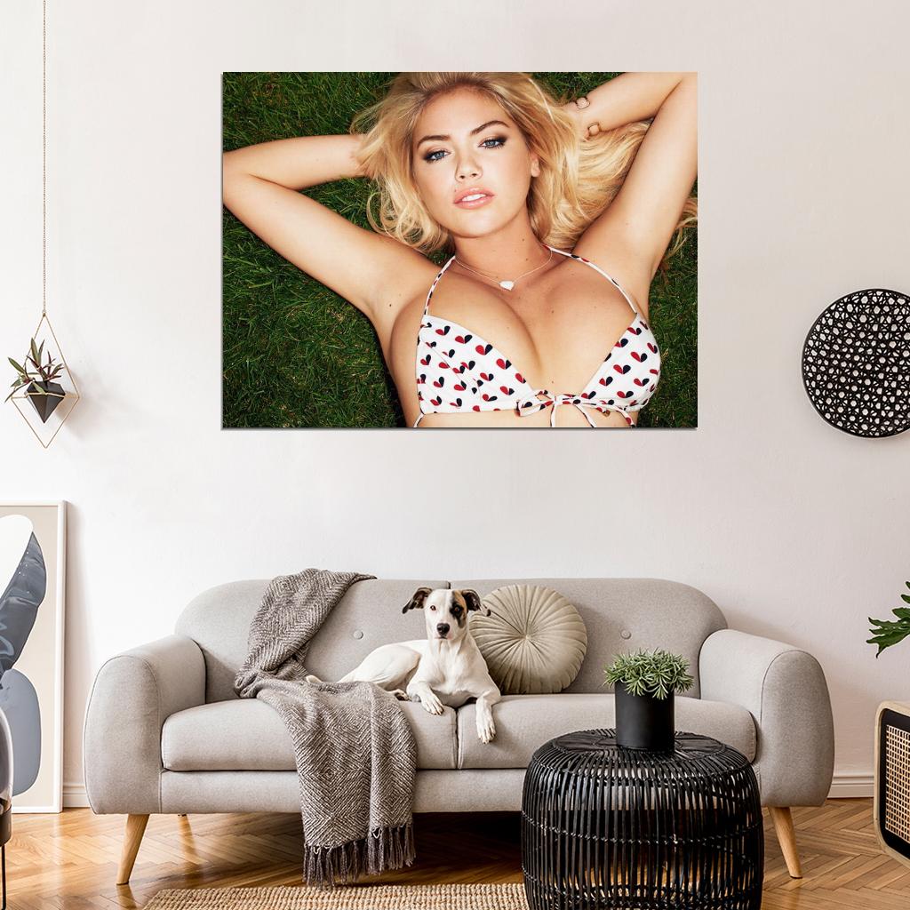 Kate Upton Hot Busty Model Big Boobs Sexy Tits Bikini Wall Art Print Poster